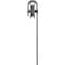 Ekena Millwork Premium J-Strap Roller Hanger w/ Bolts for Barn Door for 1 3/8" Doors, Flint Gray GB60013RFG - alternate 4